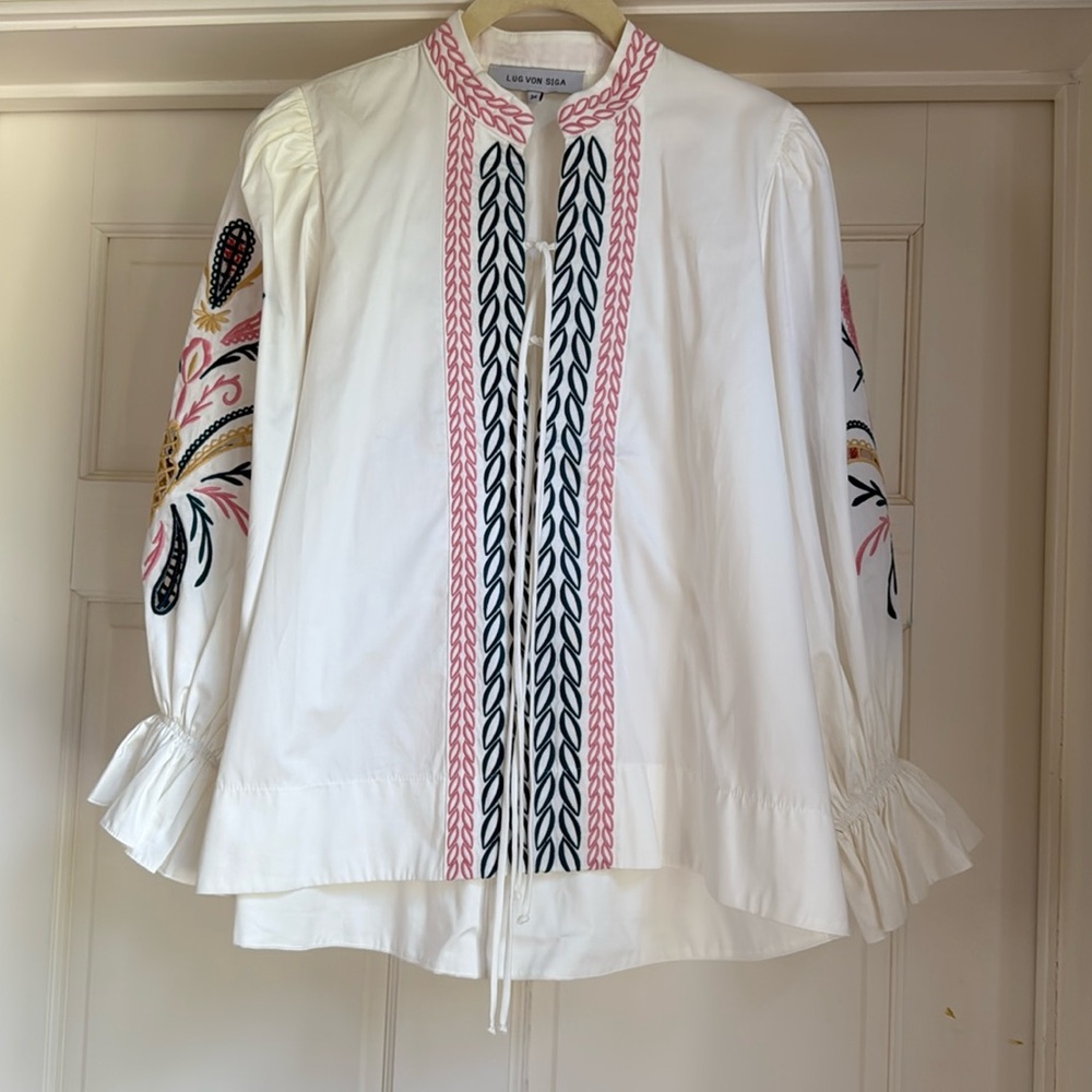 Lug Von Siga Thalia Embroidered Top - Picture 7 of 9